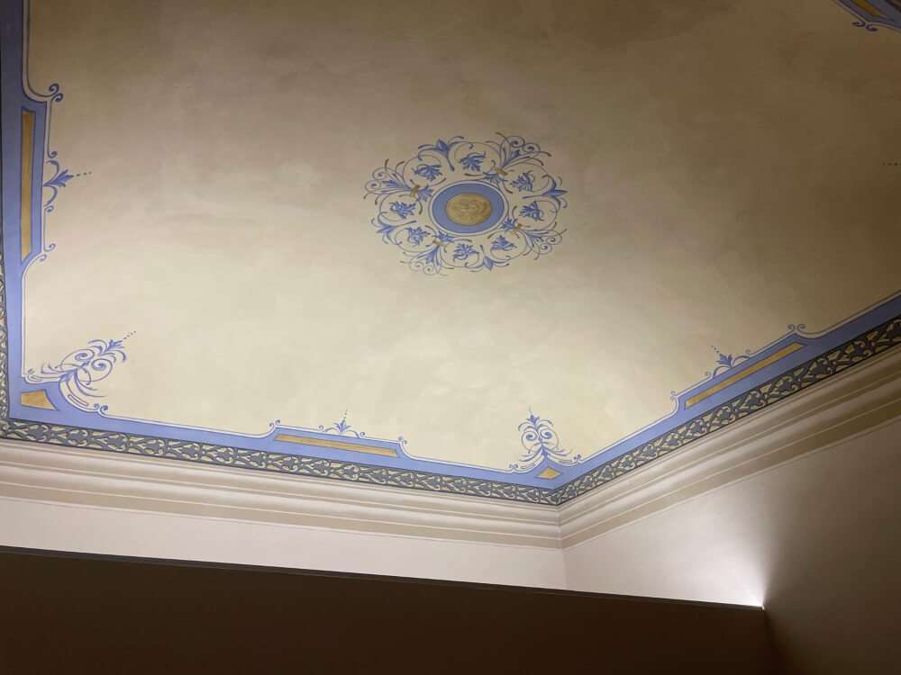 affreschi appartamento via san giuseppe pisa centro storico