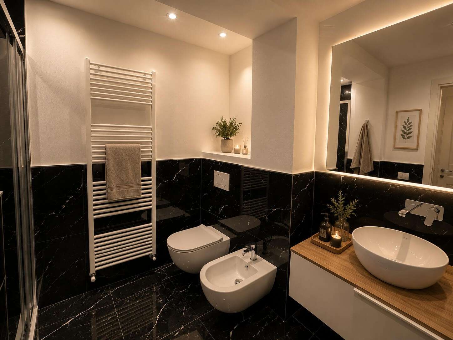Bagno moderno bifamiliare Pontasserchio