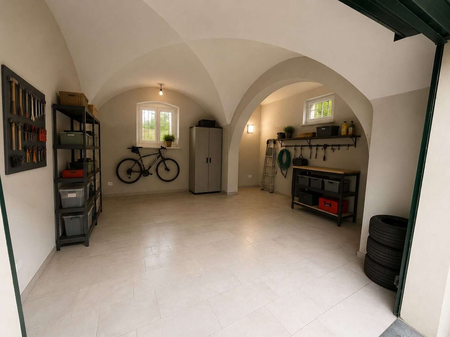 Garage finestrato di circa 35 mq appartamento Pisa centro
