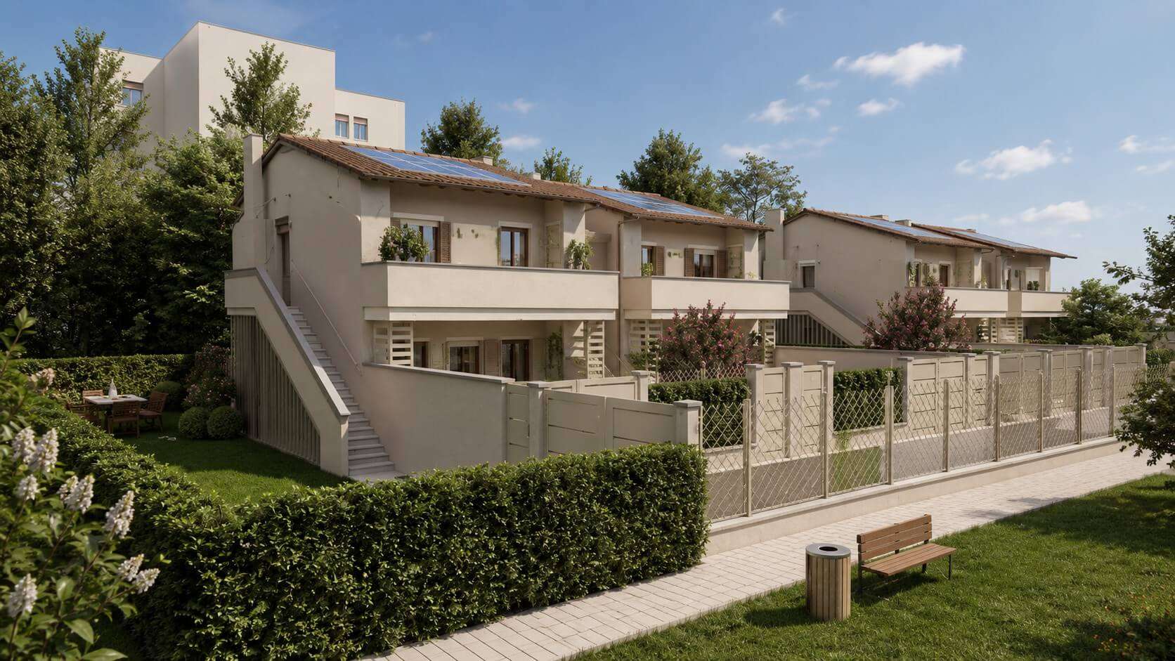 Le Piagge Urban Residence nuove ville bifamiliari in Via delle Torri Pisa