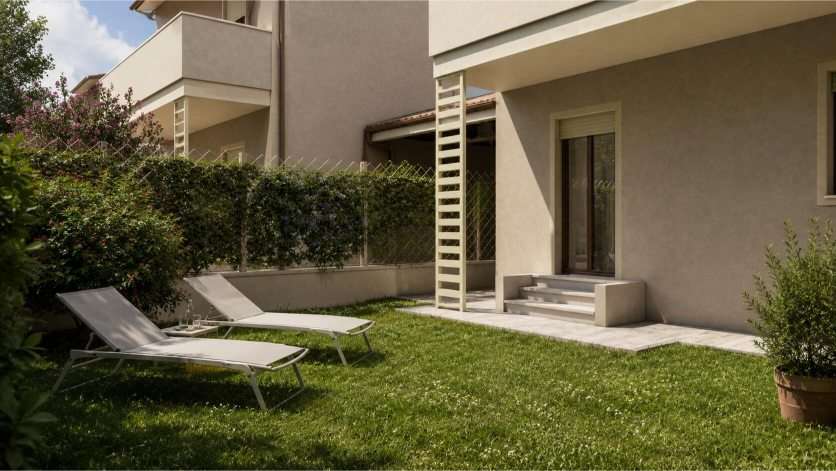 Giardino appartamento Via delle Torri Pisa