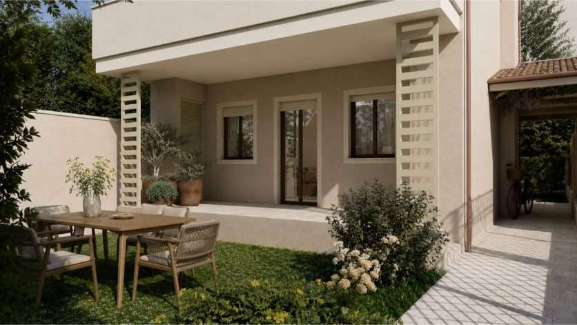 Patio esterno appartamento Le Piagge Urban Residence