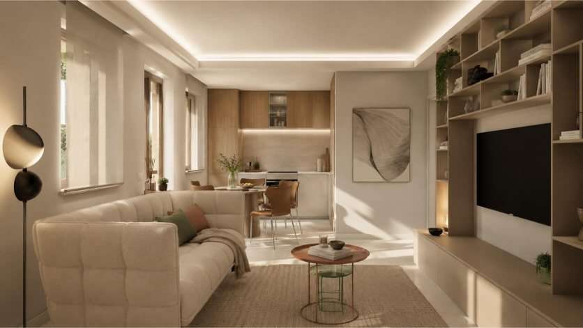 Zona giorno Le Piagge Urban Residence
