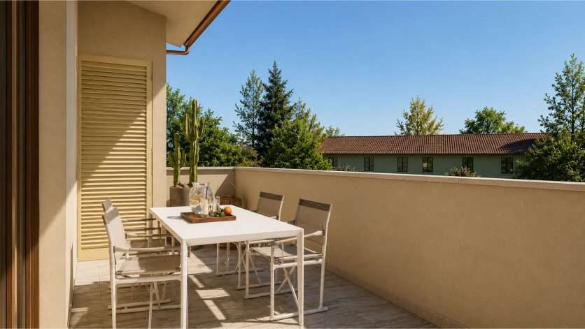 Appartamento primo piano con terrazza abitabile e giardino Pisa