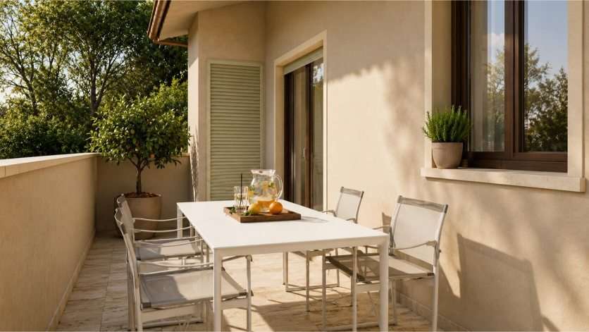 Terrazza appartamento primo piano Via delle Torri Pisa
